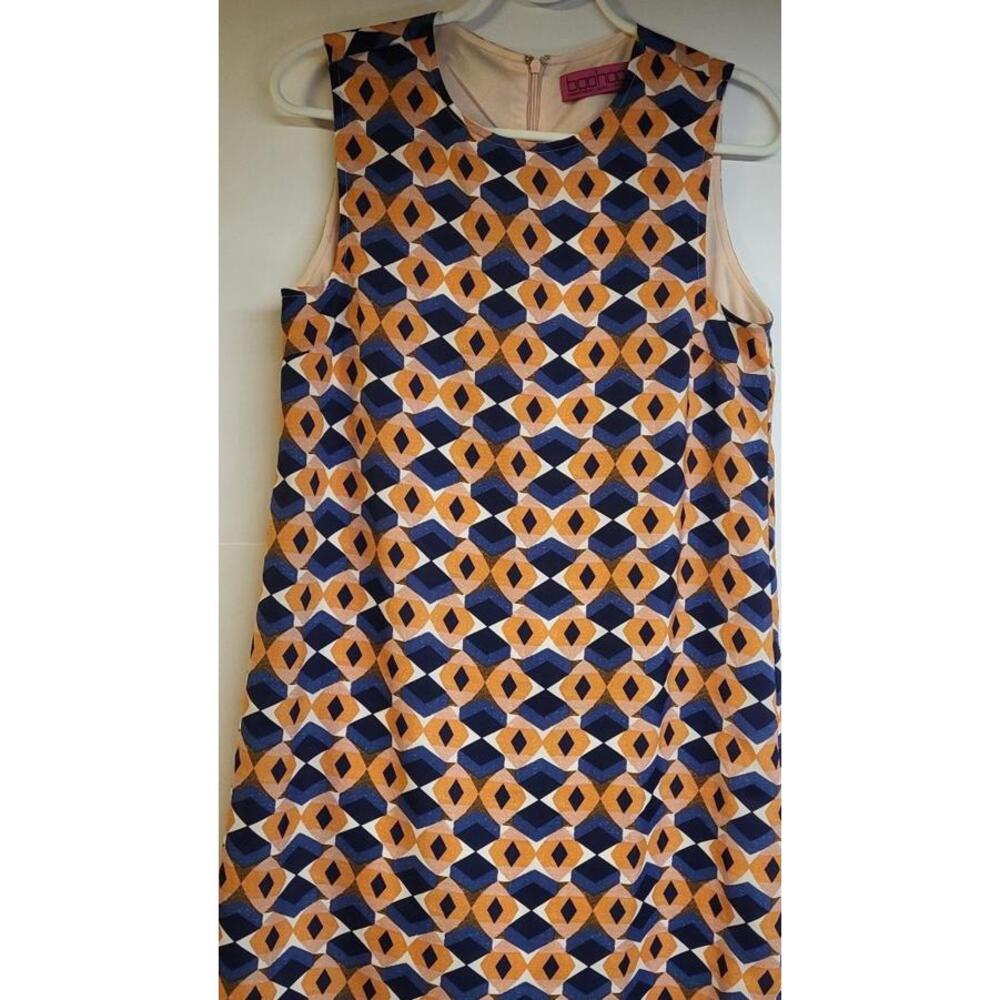 Boohoo twenty-four seven mini sleeveless dress round neck 3/4 back zipper lined